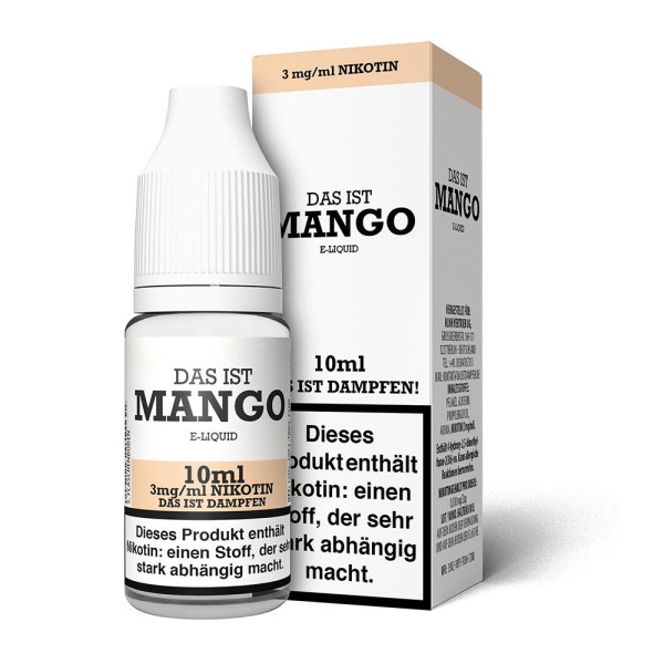 Mango Liquid Das ist Dampfen 3 mg/ml