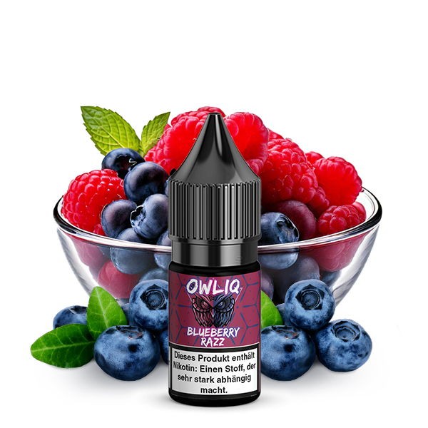 Blueberry Razz Nikotinsalz Liquid OWLIQ Geschmack