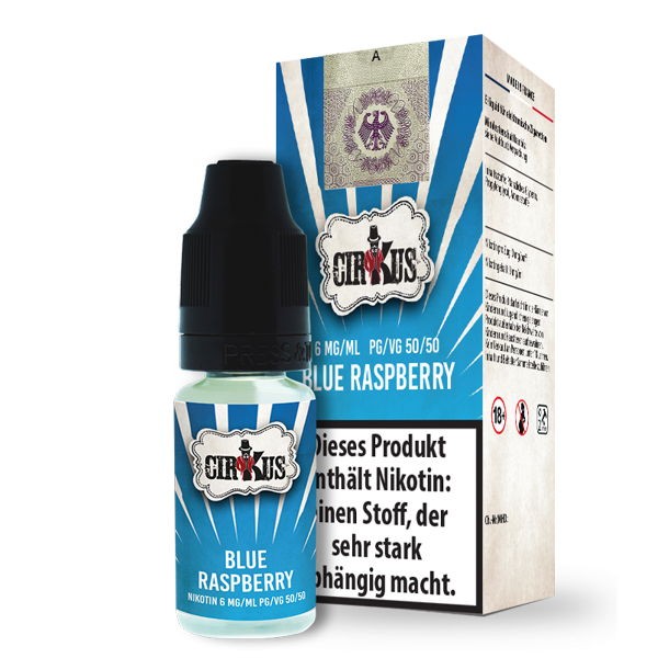 Blue Raspberry Liquid Authentic CirKus 6 mg/ml