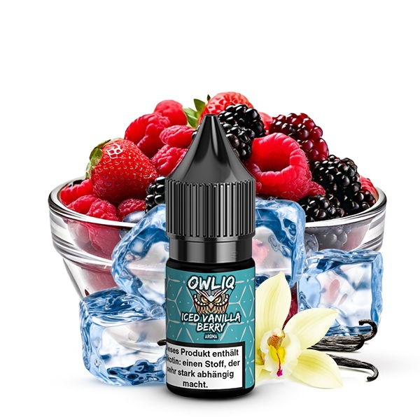 Iced Vanilla Berry Nikotinsalz Liquid OWLIQ Geschmack