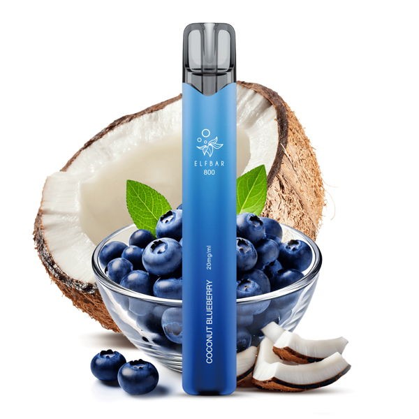Elf Bar 800 Vape Einweg E-Zigarette Coconut Blueberry Geschmack