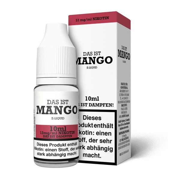 Mango Liquid Das ist Dampfen 12 mg/ml
