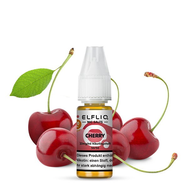 Cherry Nikotinsalz Liquid Elfliq by Elfbar 10 mg/ml Geschmack