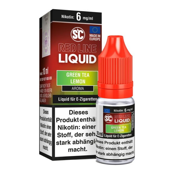 Green Tea Lemon SC Red Line Liquid 6 mg/ml