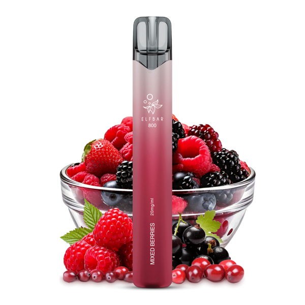 Elf Bar 800 Vape Einweg E-Zigarette Mixed Berries Geschmack