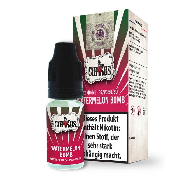 Watermelon Bomb Liquid Authentic CirKus 12 mg/ml