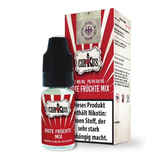 Rote Früchte Mix Liquid Authentic CirKus 12 mg/ml