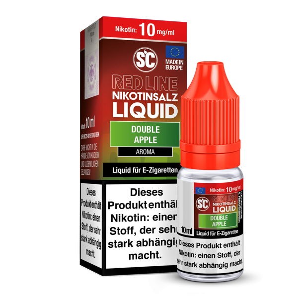 Double Apple Nikotinsalz Liquid SC Red Line 10 mg/ml