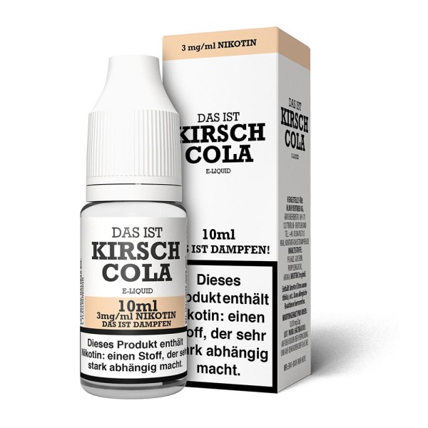 Das ist Dampfen! Kirsch Cola Liquid 3 mg/ml