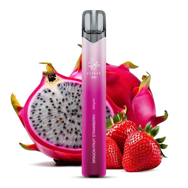 Elf Bar 800 Vape Einweg E-Zigarette Dragonfruit Strawberry Geschmack