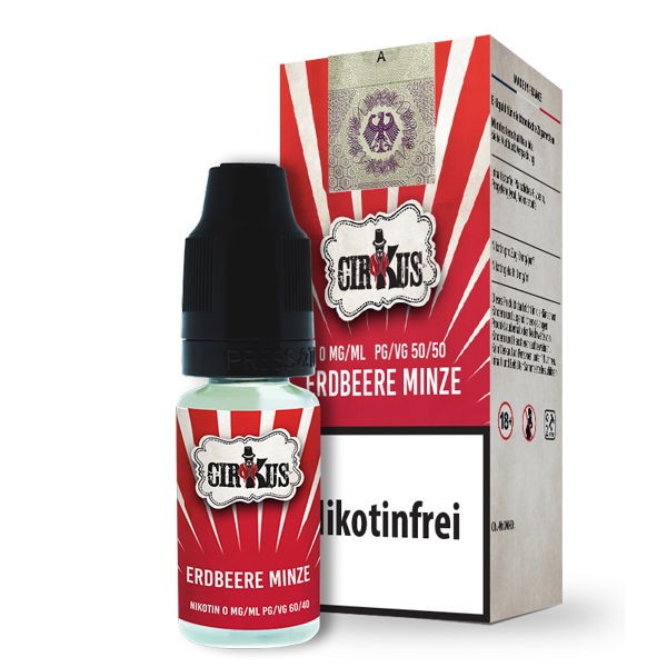 Erdbeere Minze Liquid Authentic CirKus 0 mg/ml
