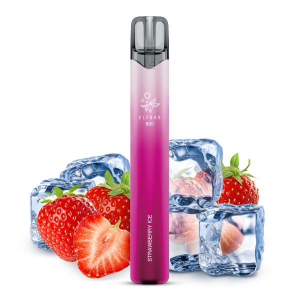 Elf Bar 800 Vape Einweg E-Zigarette Strawberry Ice Geschmack