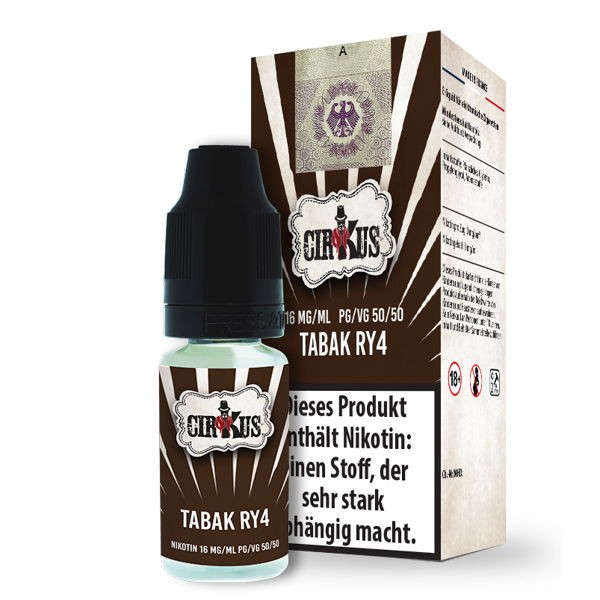 Tabak RY4 Liquid Authentic CirKus 16 mg/ml