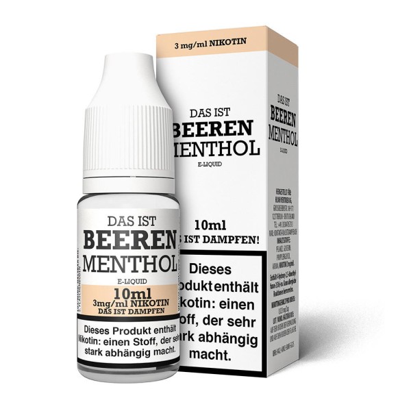 Beeren Menthol Liquid Das ist Dampfen