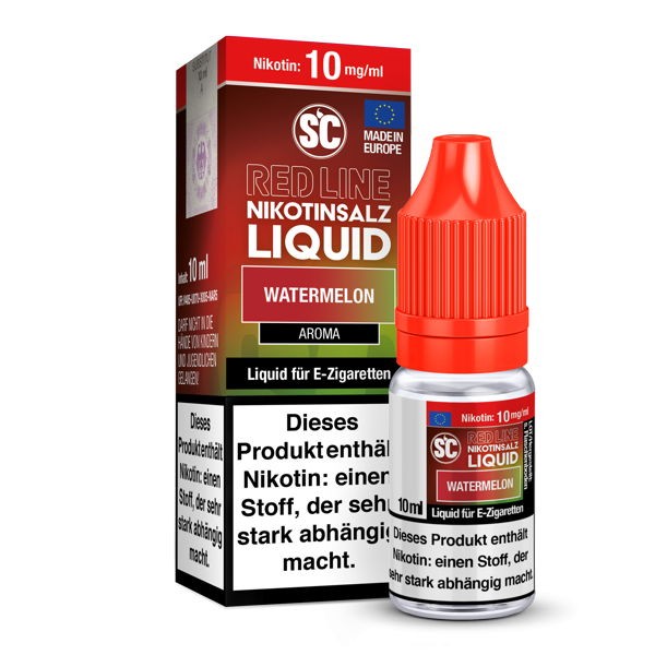 Watermelon Nikotinsalz Liquid SC Red Line 10 mg/ml