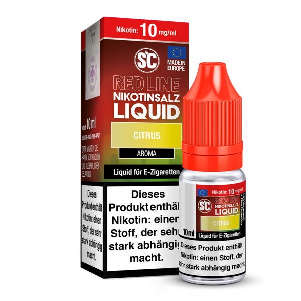 Citrus Nikotinsalz Liquid SC Red Line 10 mg/ml