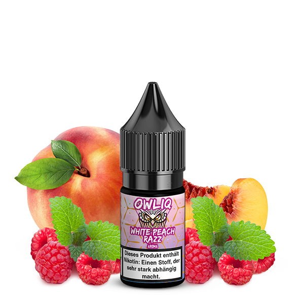 White Peach Razz Nikotinsalz Liquid OWLIQ Geschmack