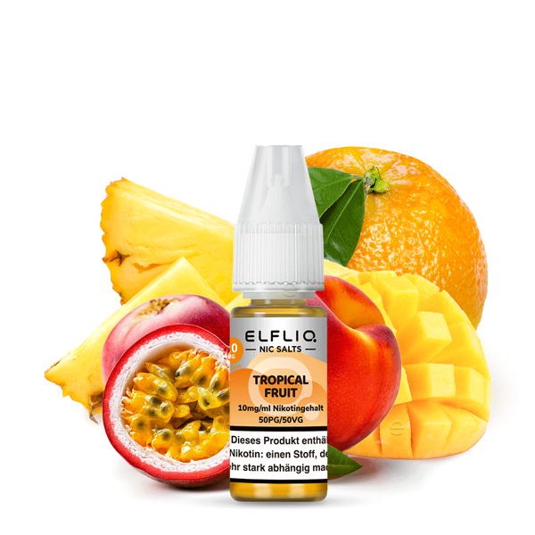 Tropical Fruit Nikotinsalz Liquid Elfliq by Elfbar 10 mg/ml Geschmack