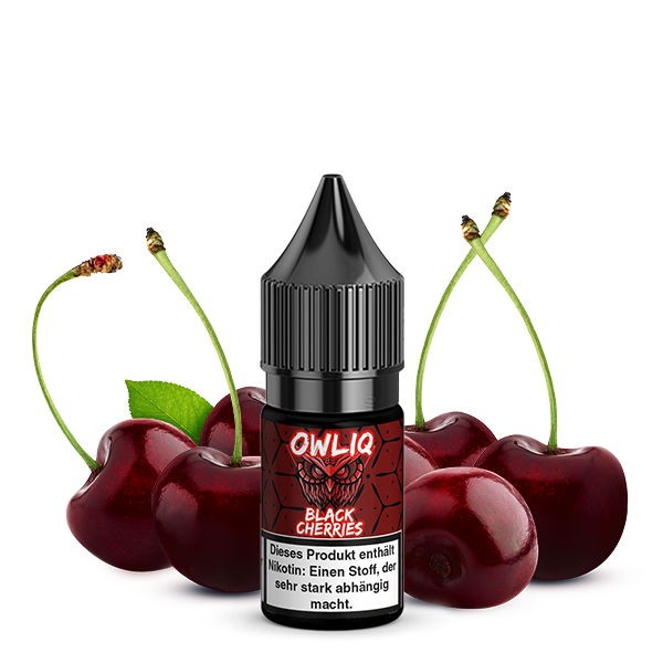 Black Cherries Nikotinsalz Liquid OWLIQ Geschmack