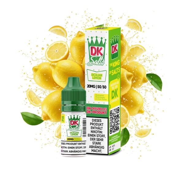 Sicilian Lemon Nikotinsalz Liquid DK Salts Geschmack