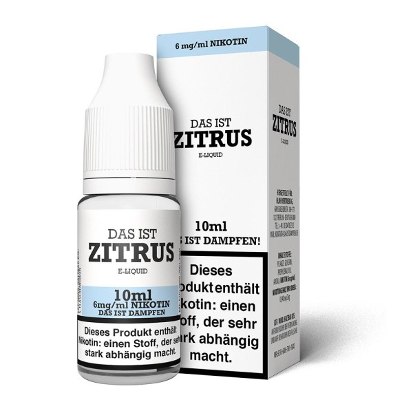 Das ist Dampfen! Zitrus Liquid 6 mg/ml