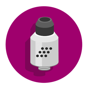 Verdampferkopf einer E-Zigarette