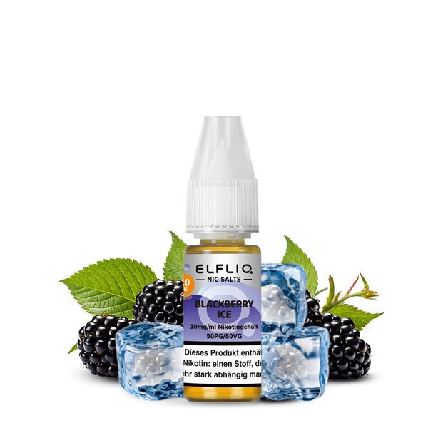 Blackberry Ice Nikotinsalz Liquid Elfliq by Elfbar 10 mg/ml Geschmack