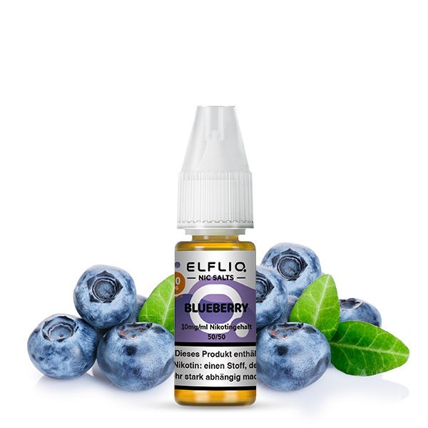 Blueberry Nikotinsalz Liquid Elfliq by Elfbar 10 mg/ml Geschmack