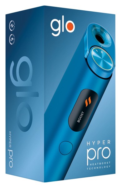 glo Hyper Pro Tabakerhitzer Lapis Blue Verpackung