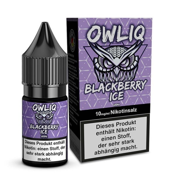 Blackberry Ice Nikotinsalz Liquid OWLIQ 10ml 10mg/ml