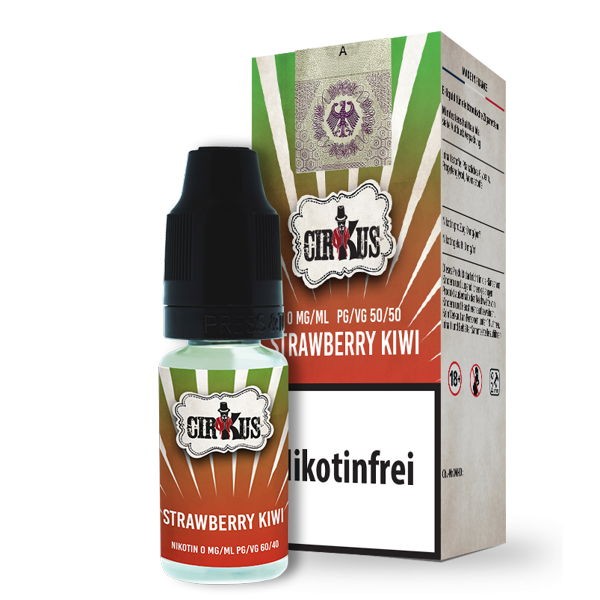 Strawberry-Kiwi Liquid Authentic CirKus 0 mg/ml