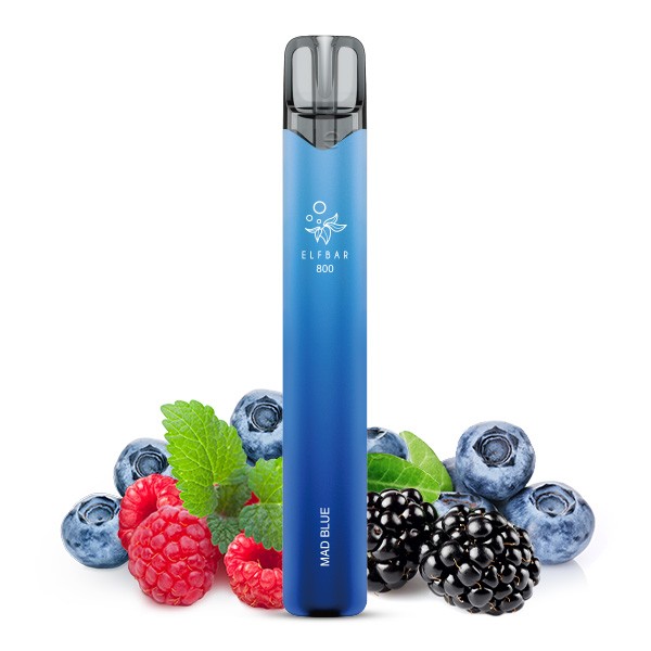 Elf Bar 800 Vape Einweg E-Zigarette Mad Blue Geschmack