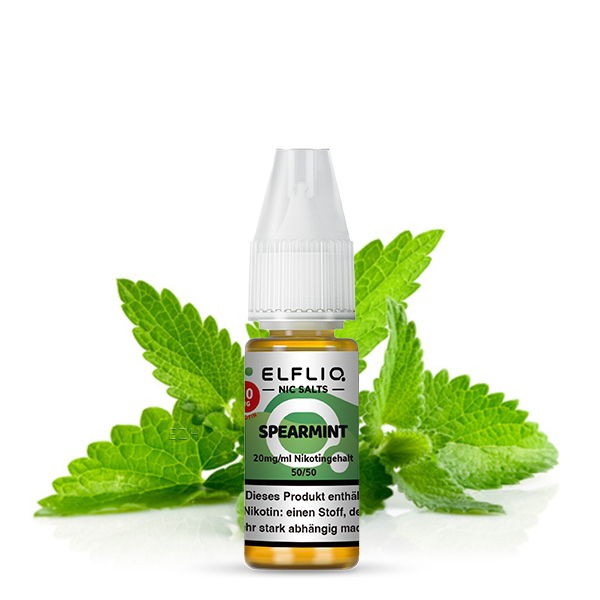 Spearmint Nikotinsalz Liquid Elfliq by Elfbar 20 mg/ml Geschmack