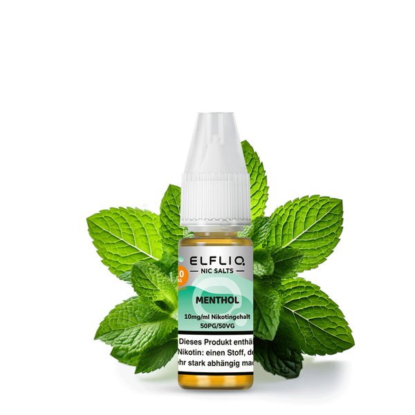 Menthol Nikotinsalz Liquid Elfliq by Elfbar 10 mg/ml Geschmack