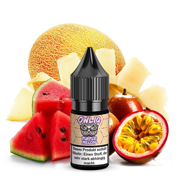 Purple Melon Nikotinsalz Liquid OWLIQ Geschmack
