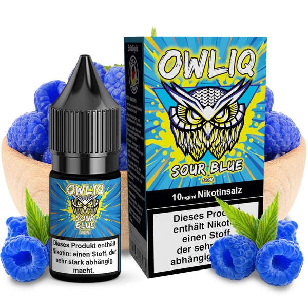 Sour Blue Nikotinsalz Liquid OWLIQ 10 mg/ml Geschmack