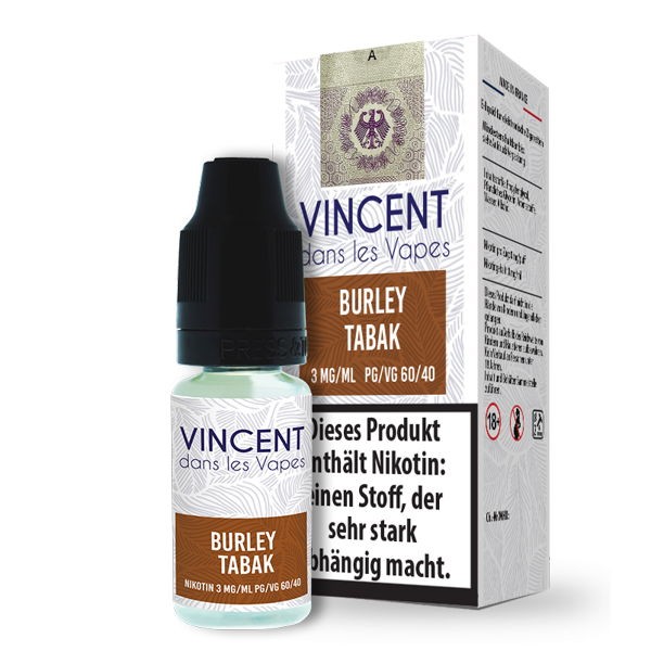 Burley Tabak Liquid Vincent 3 mg/ml
